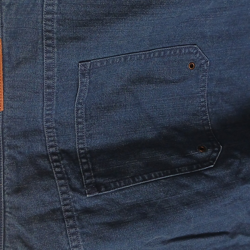 Vintage Lauren Ralph Lauren Women's Blue Cargo Jean Shorts 22W 100% Cotton. - Picture 8 of 8
